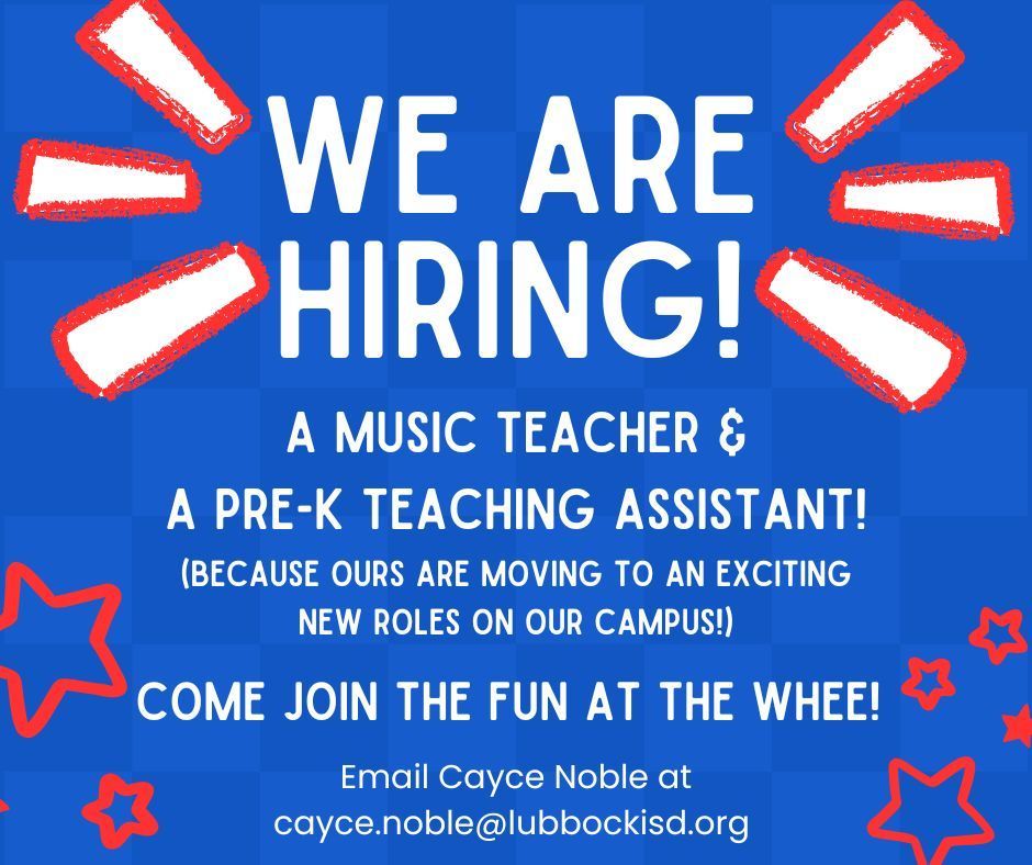 We are hiring