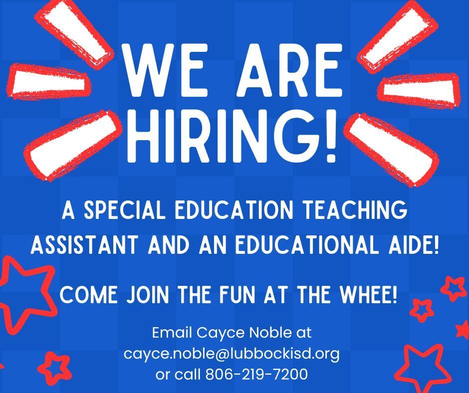 Whee are hiring
