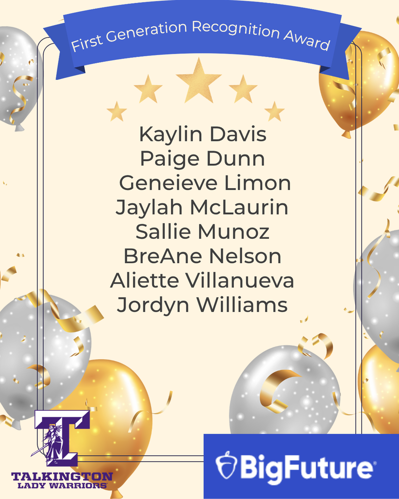 First generation award winners