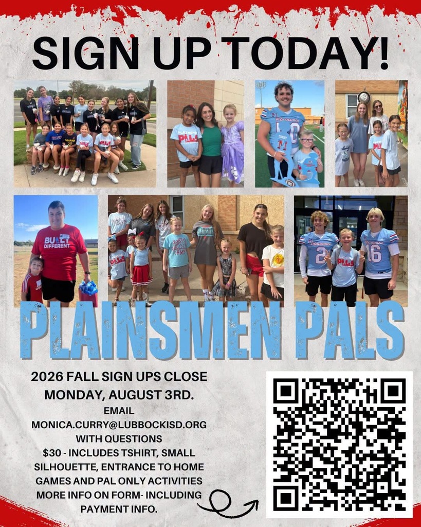Plainsmen Pals Sign Up