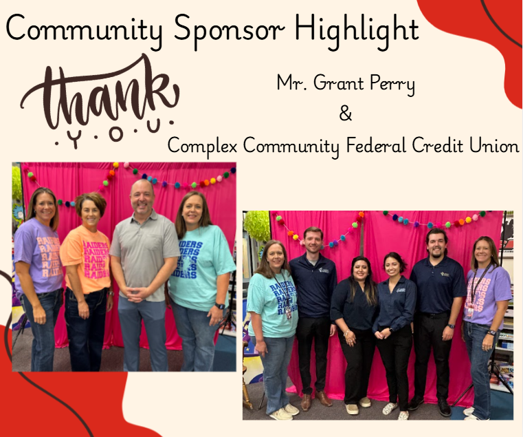 Community Sponsor Highlight - Mr. Grant Perry and Complex Community Federal Credit Union