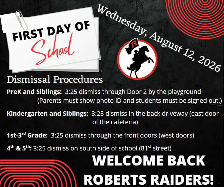Welcome Back Dismissal Procedures