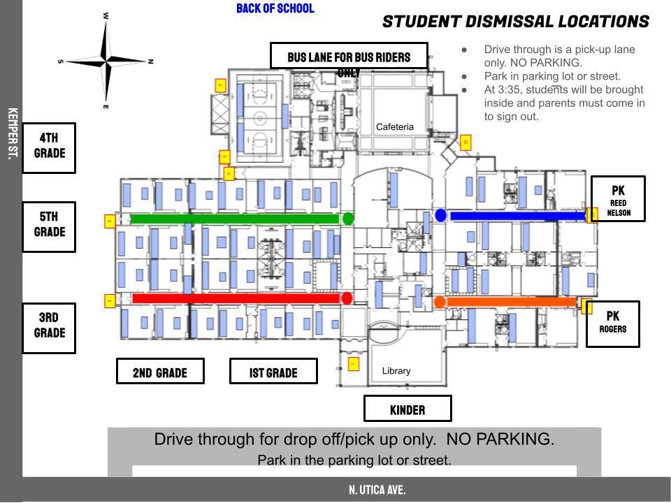 Student Dismissal Locations