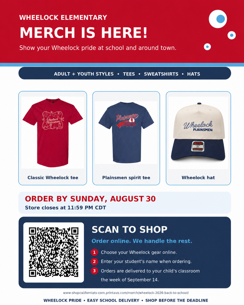 Wheelock merch