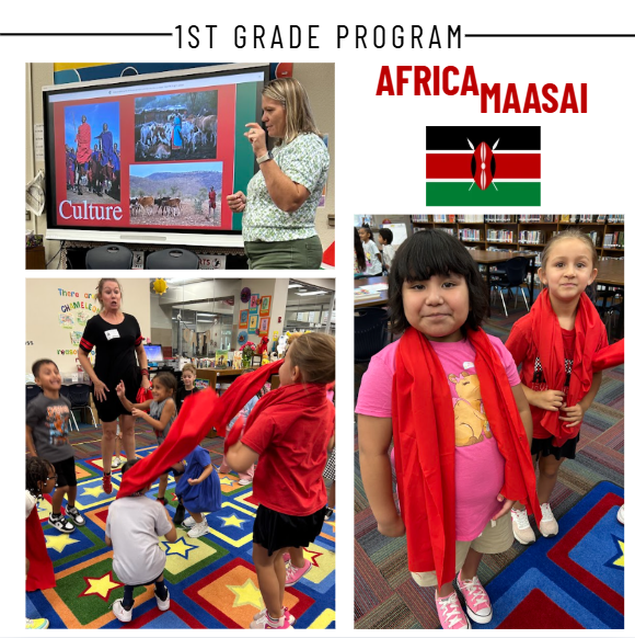 TTU Cultural Center Program - Africa Maasai - 1st Grade