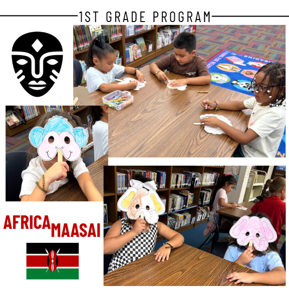 TTU Cultural Center Program - Africa Maasai - 1st Grade