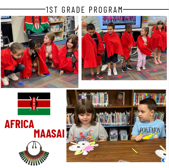 TTU Cultural Center Program - Africa Maasai - 1st Grade