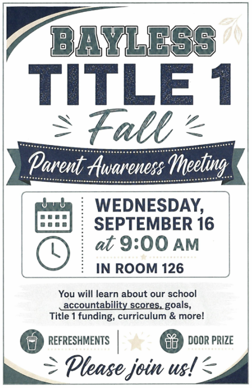 Title 1 Fall meeting