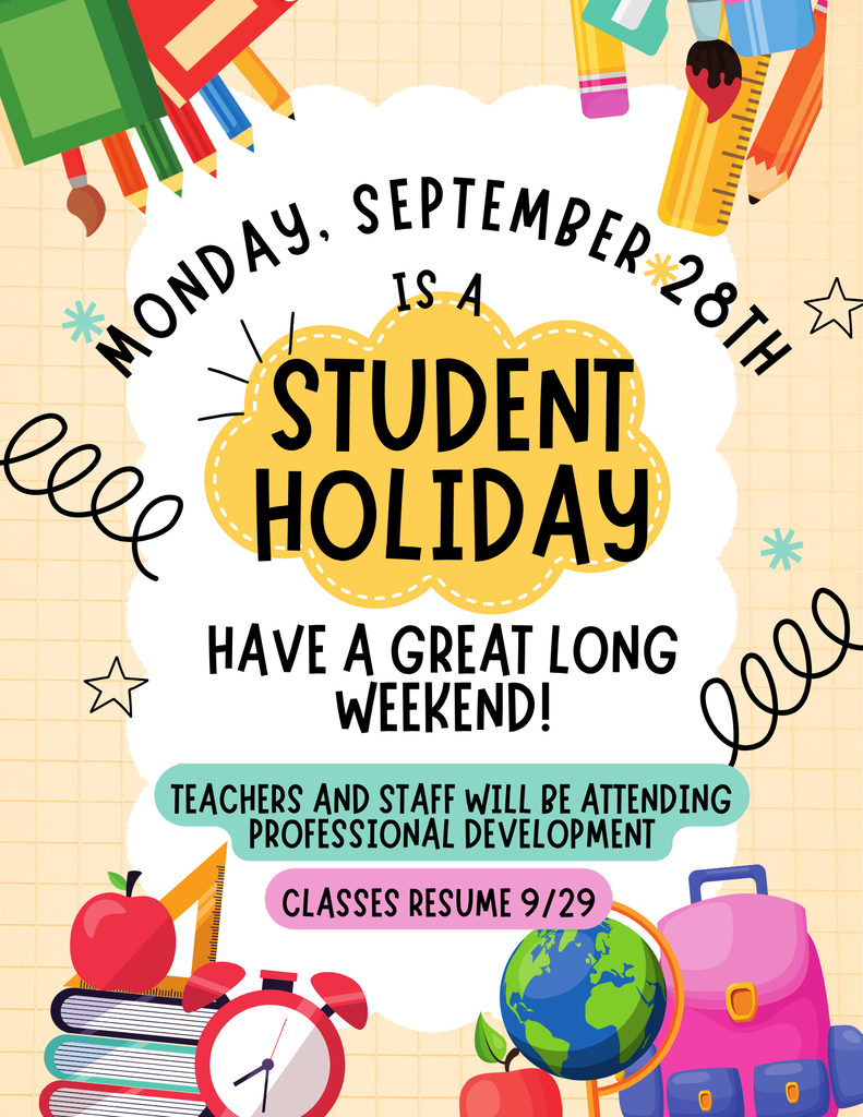 No School 9/28