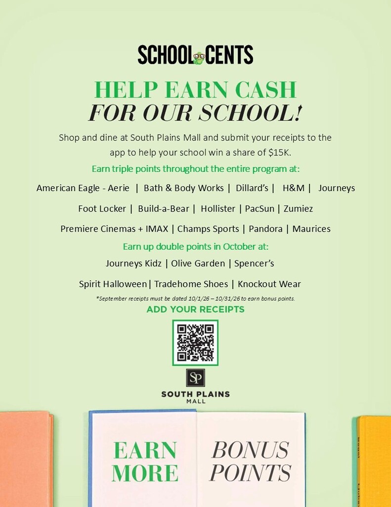 School Cents points for a chance for Talkington to win $15K