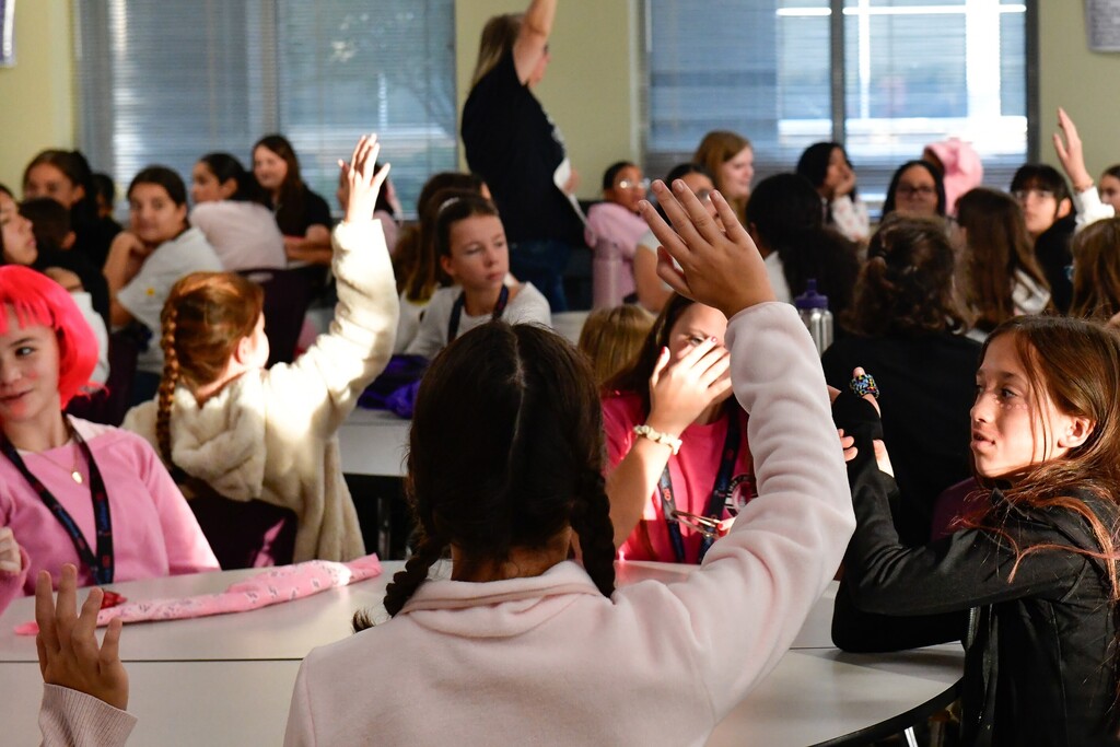 PAY IT FORWARD: MAKING A DIFFERENCE, ONE BLANKET AT A TIME! A huge thank you to Complex Community Federal Credit Union, one of our valued community partners, for visiting Margaret Talkington School for Young Women Leaders and leading our students in an incredible Pay It Forward activity! Our 6th and 7th grade Lady Warriors worked together to make blankets that will be donated to children in foster care. Through this hands-on service project, our students learned that simple acts of kindness can make a lasting impact in the lives of others. At Talkington, we believe that strong community partnerships help our students grow into compassionate leaders who recognize the importance of giving back. We are grateful to Complex Community Federal Credit Union for investing in our students, supporting our mission, and helping us create meaningful opportunities for service and leadership. Thank you for being such a wonderful community partner and helping our Lady Warriors put the power of paying it forward into action! #TalkingtonSYWL #LadyWarriors #CommunityPartners #CommunityService #PayItForward #ServiceWithPurpose #MakingADifference