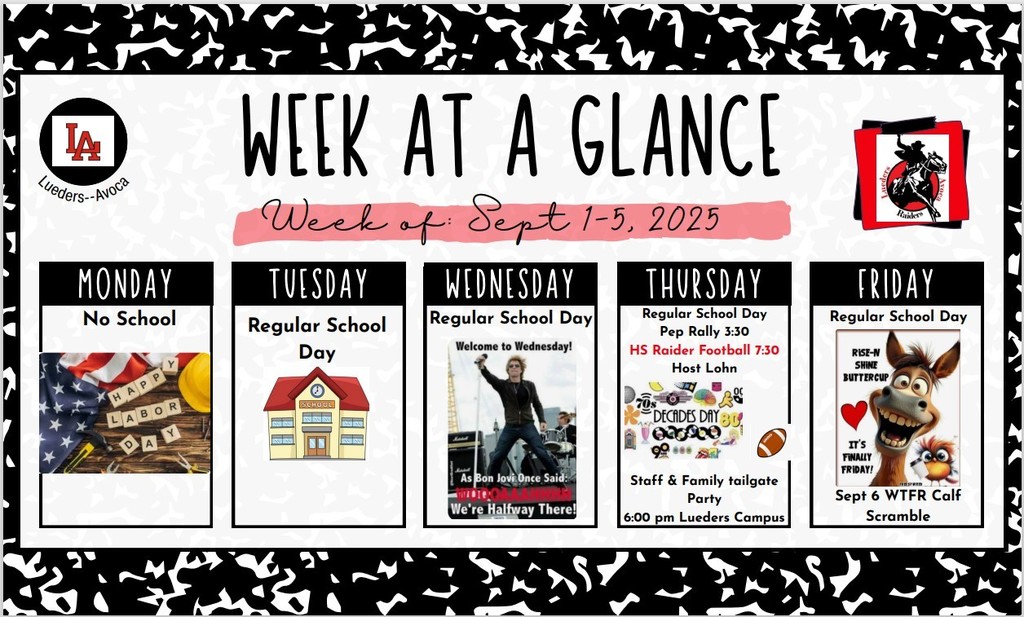 Week at a Glance