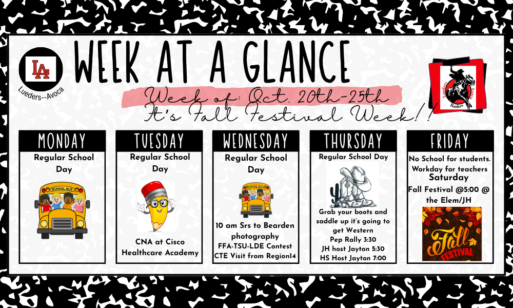 Week at a Glance