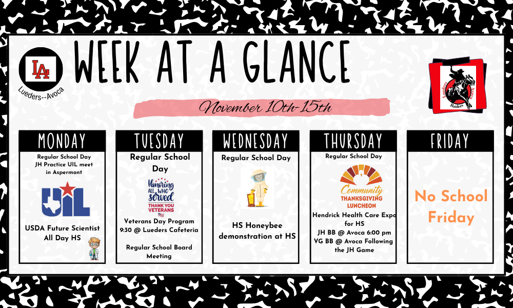 Week at a Glance
