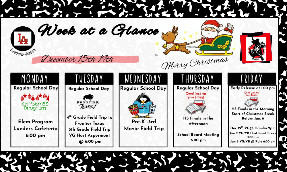 Week at a Glance