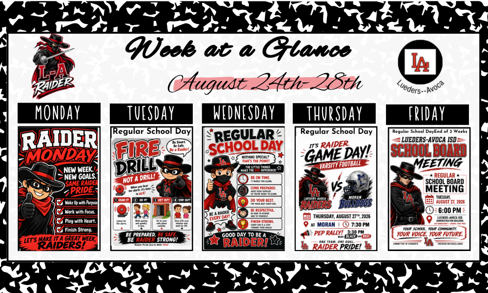 Week at a glance