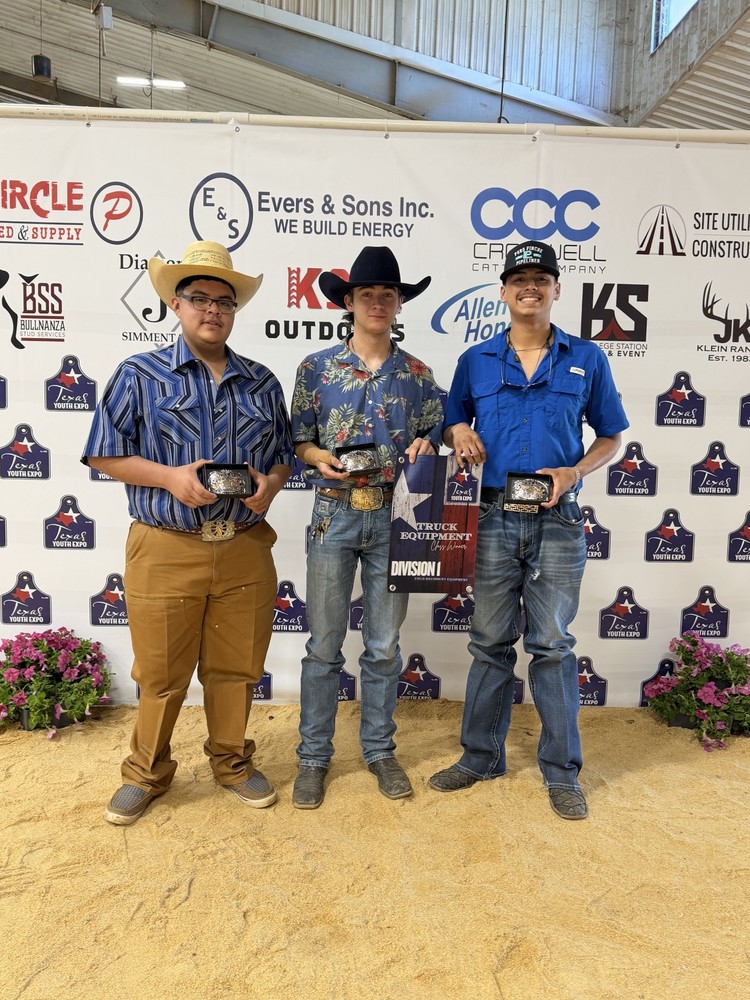 Lufkin FFA First Place in Class and Division