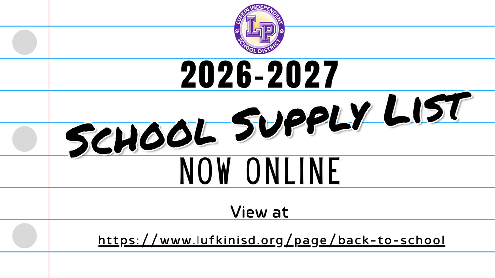26-27 School Supply List