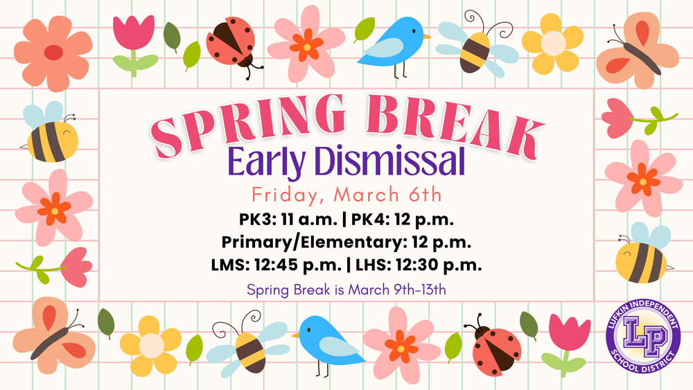 Spring Break Early Release