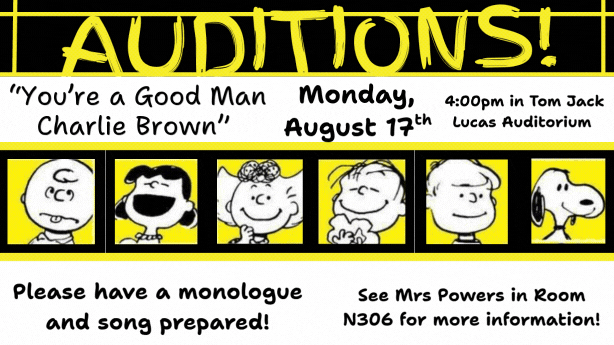 Theatre Auditions August 2026