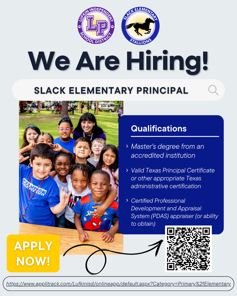 Slack Elementary Prinicpal Hiring