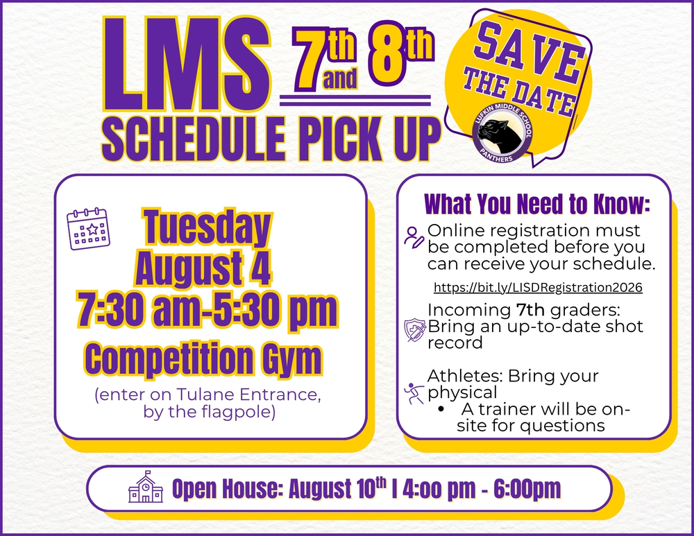 LMS Schedule Pick Up