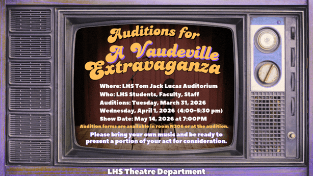 Auditions for A Vaudeville Extravaganza