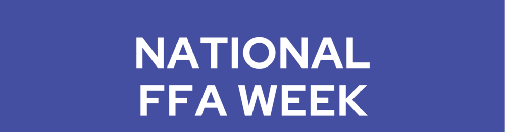 National FFA Week Dress Up Days