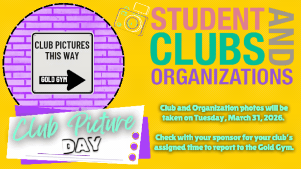 Club and Organization Picture Day