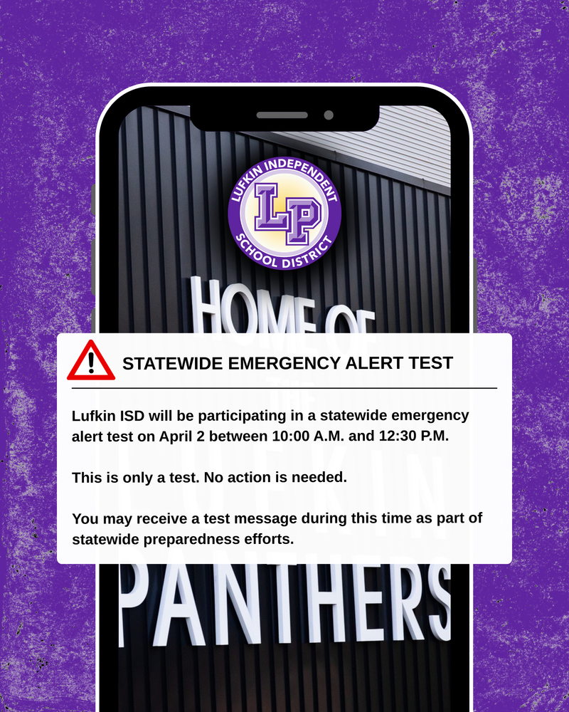 Community Test Alert