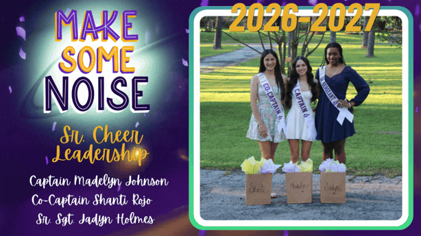 Senior Cheer Leadership Announcement 2026