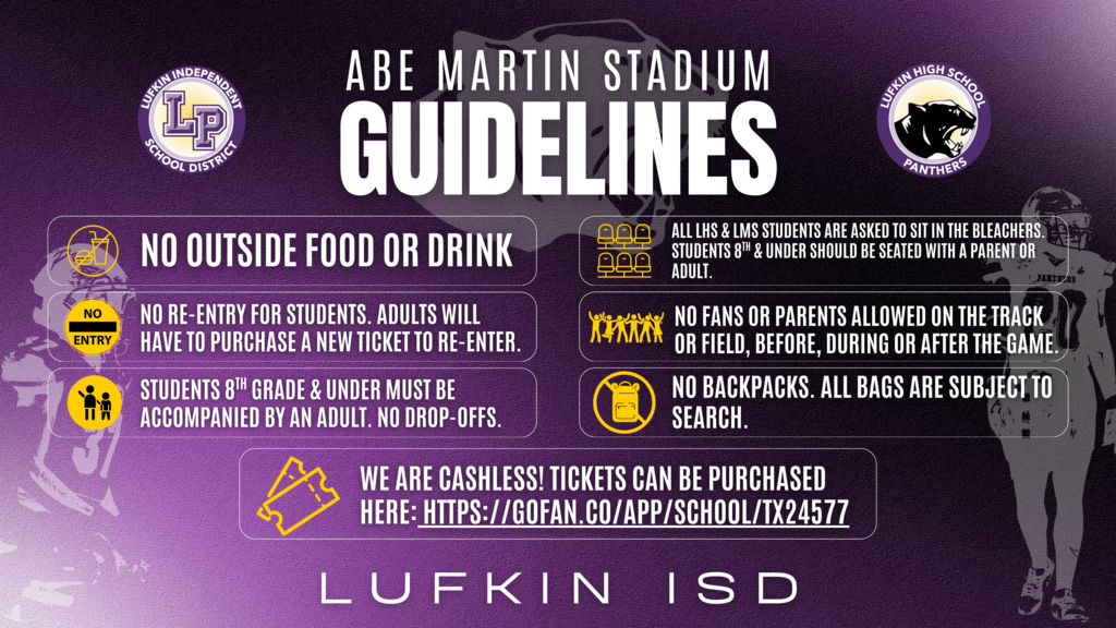 New Stadium Guidelines for Abe Martin Stadium, effective immediately.