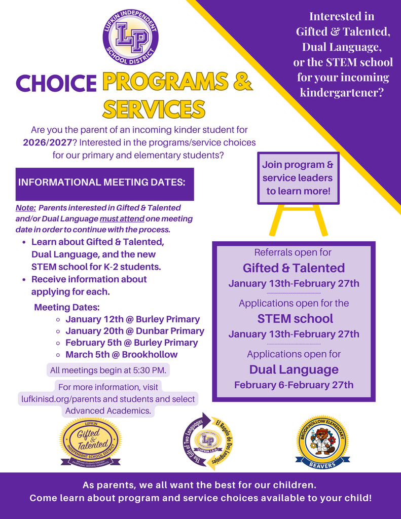 English Choice Programs & Services Flyer