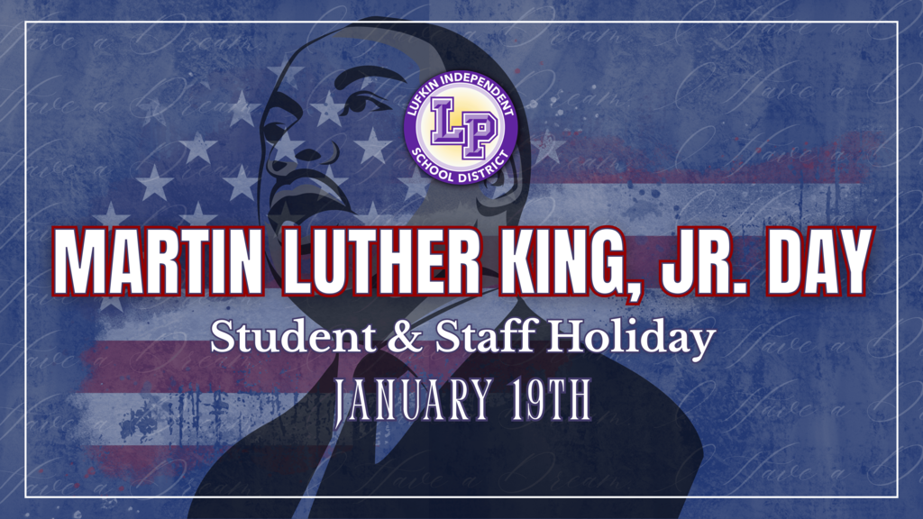 Student & Staff Holiday MLKJr Day - English