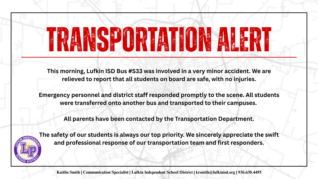 20260211 Transportation Alert