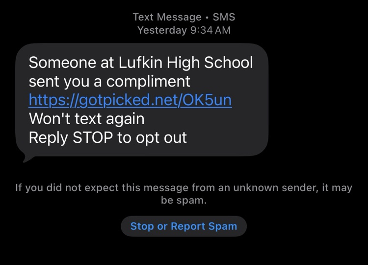 Scam Message