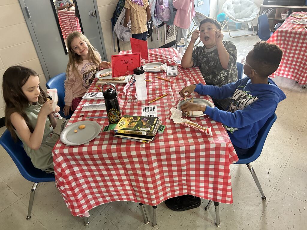 Third grade book tasting