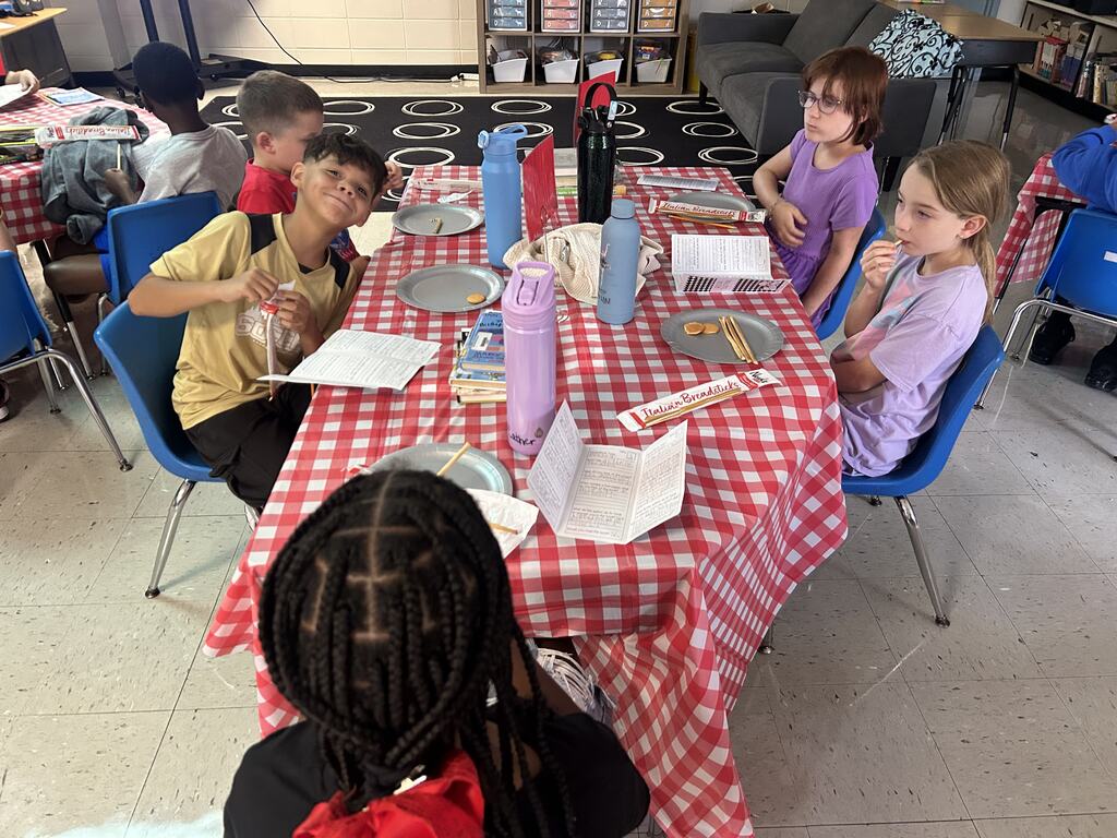 Third grade book tasting