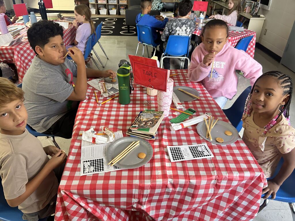 Third grade book tasting