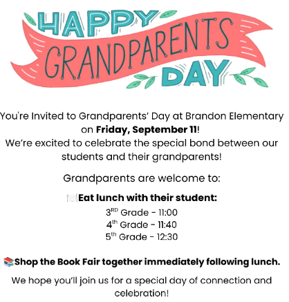 Grandparents Day flyer