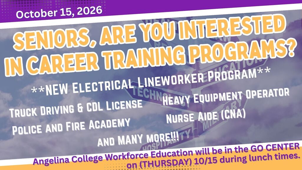 Career Training Program Angelina College