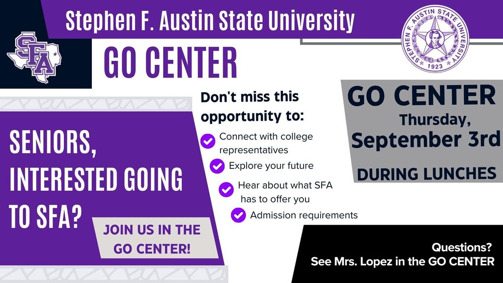 SFA in the GO CENTER