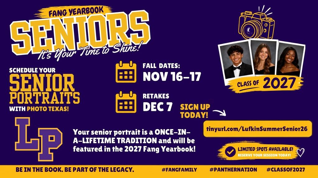 Senior Portraits Class of 2027