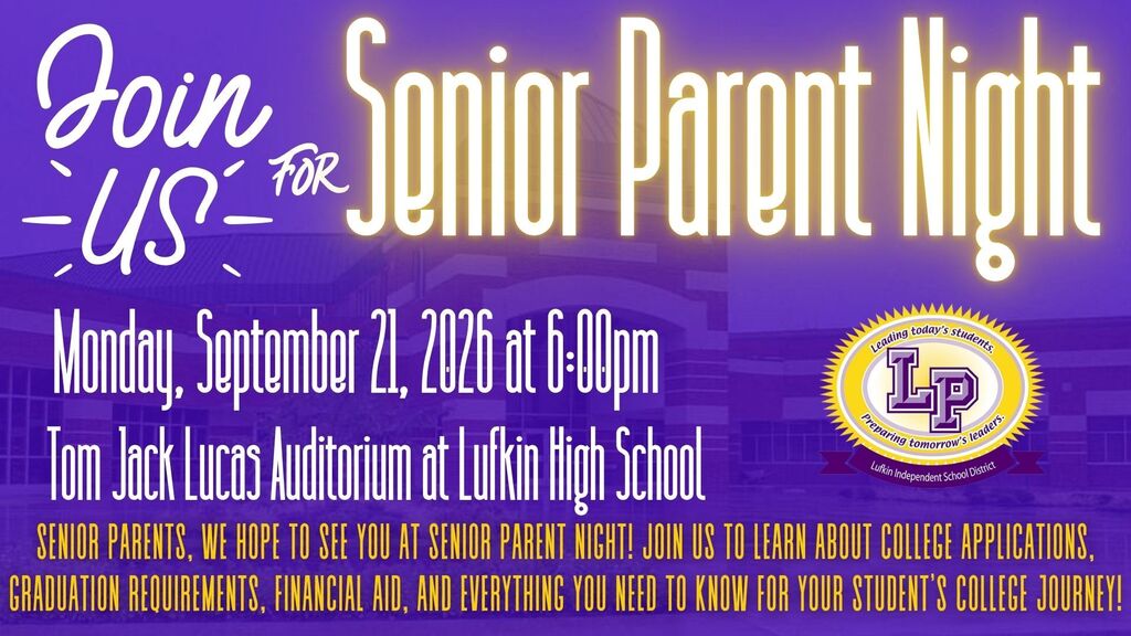 Senior Parent Night 2026