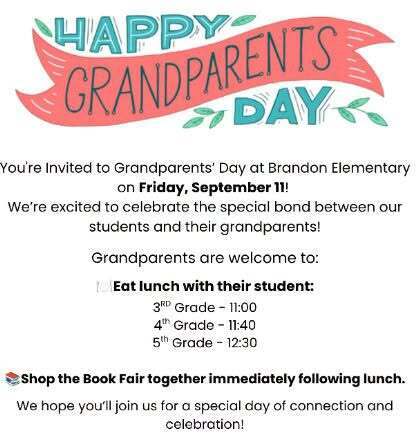 Grandparents Day flyer