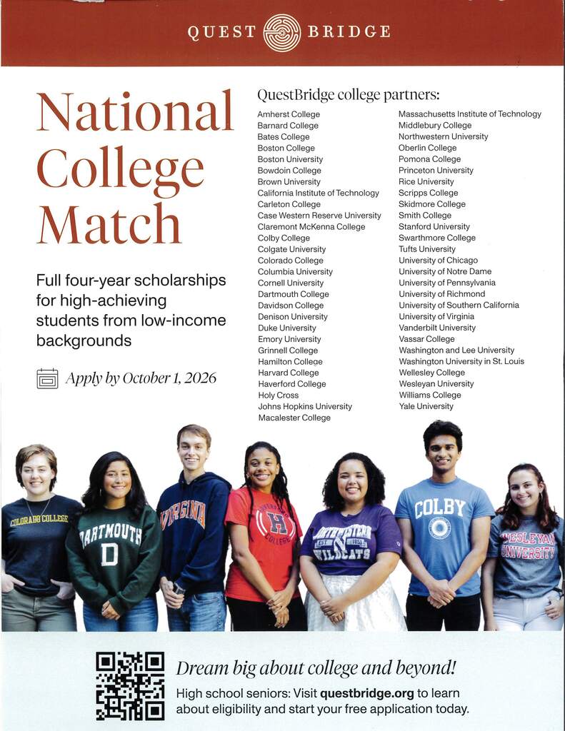 Senior National College Match Information 2026