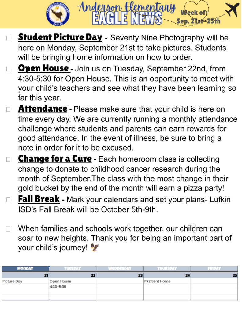 This newsletter contains information about upcoming events.