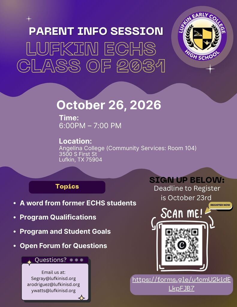 ECHS Class of 2031 Parent Info Session English