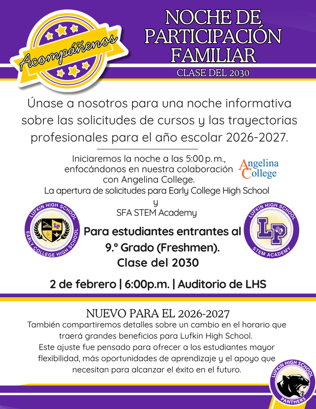 parent night 2030 spanish