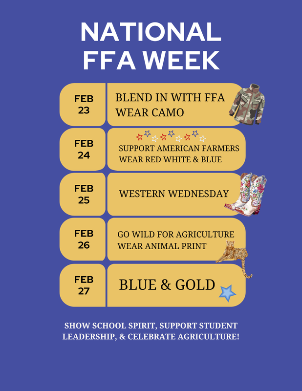 National FFA Week Dress Up Days